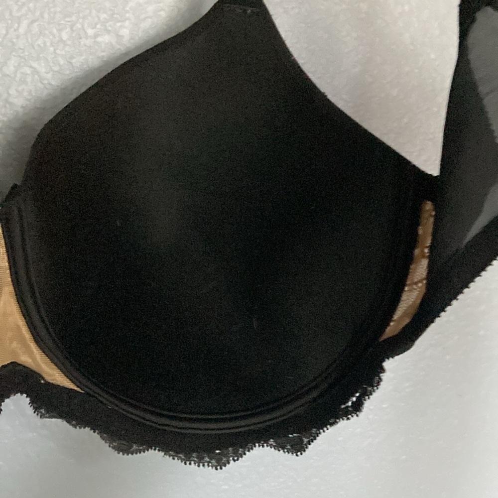 Rive Gauche Full Coverage T-Shirt Bra by CHANTELLE. Black.Underwire. Size 38 DDD - Picture 12 of 13